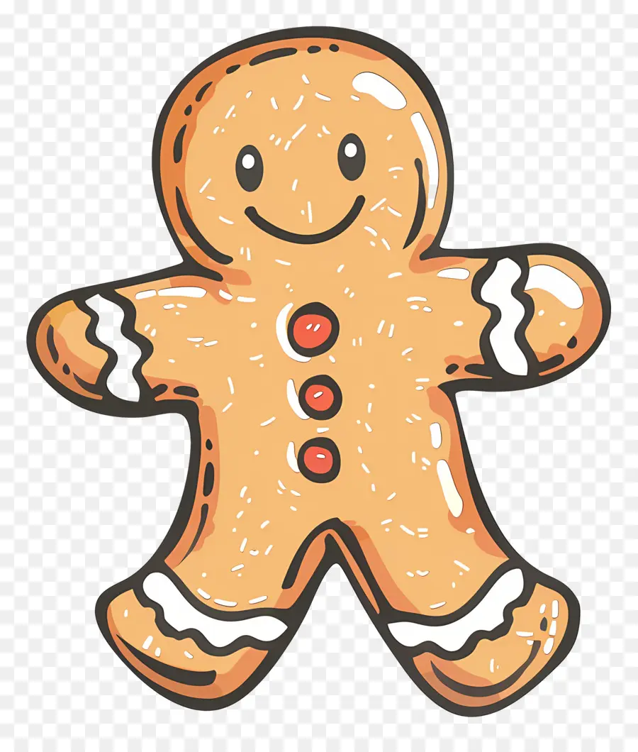 Biscuit De Pain D'épice De Noël，Homme De Pain D'épice PNG