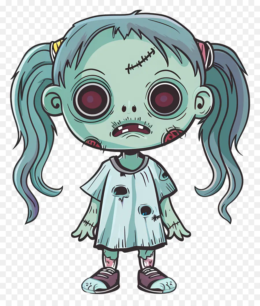 Zombie，Fille De Zombie PNG