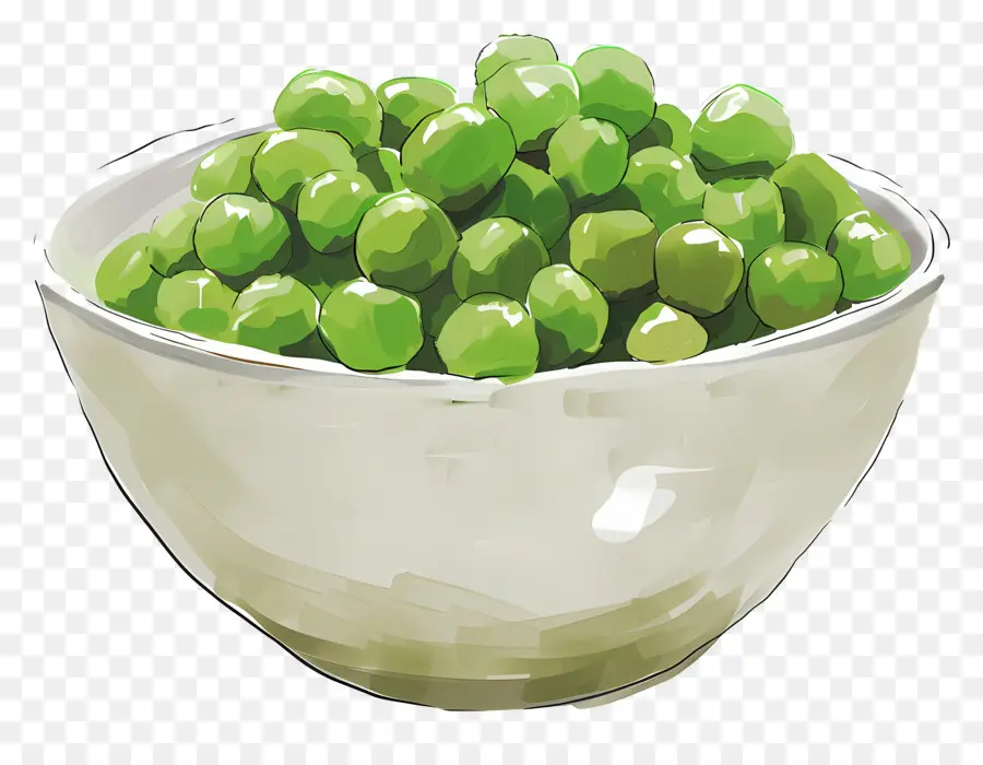 Bol De Petits Pois，Petits Pois PNG