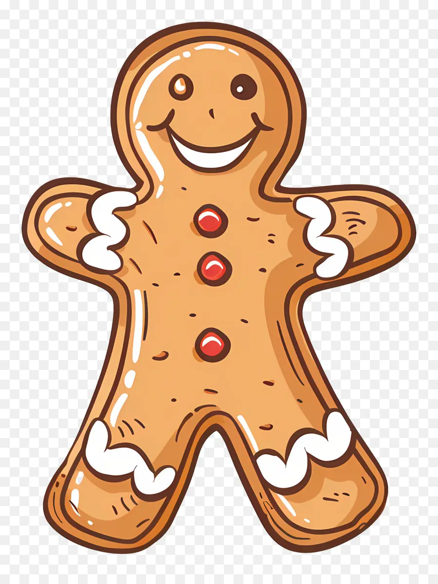 Biscuit Au Pain D'épices De Noël，Bonhomme En Pain D'épice PNG