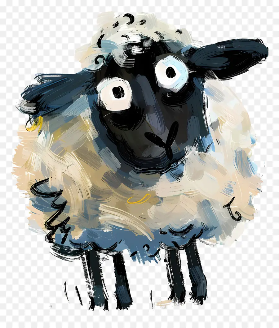 Les Moutons，Visage Noir PNG