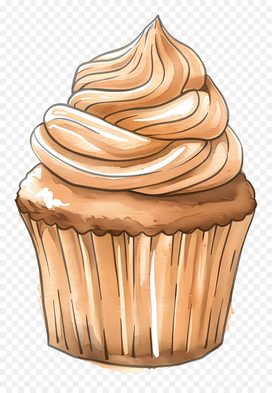 Cupcake Aux Noisettes，Cupcake PNG