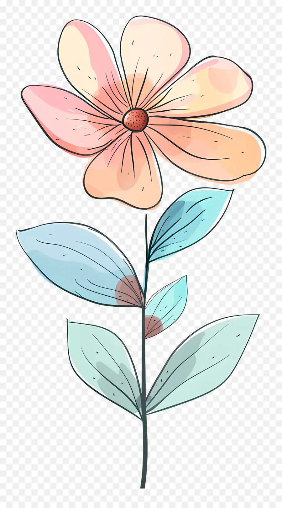 Fleur De Tige，Fleur PNG