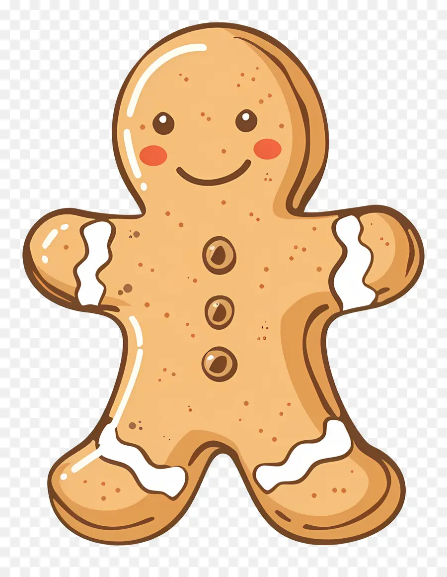 Biscuit Au Pain D'épices De Noël，Bonhomme En Pain D'épice PNG