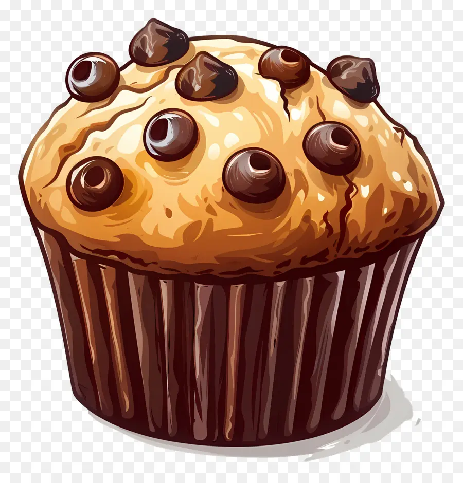 Muffins，Dessert Au Chocolat PNG