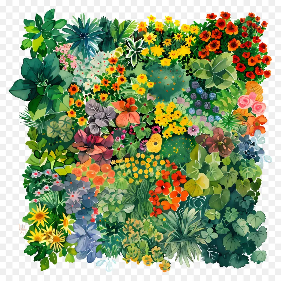 Jardin，Fleurs PNG