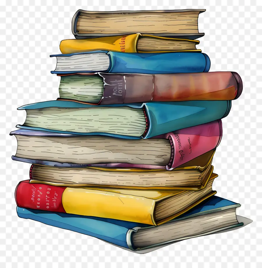 Pile De Livres，Livres PNG