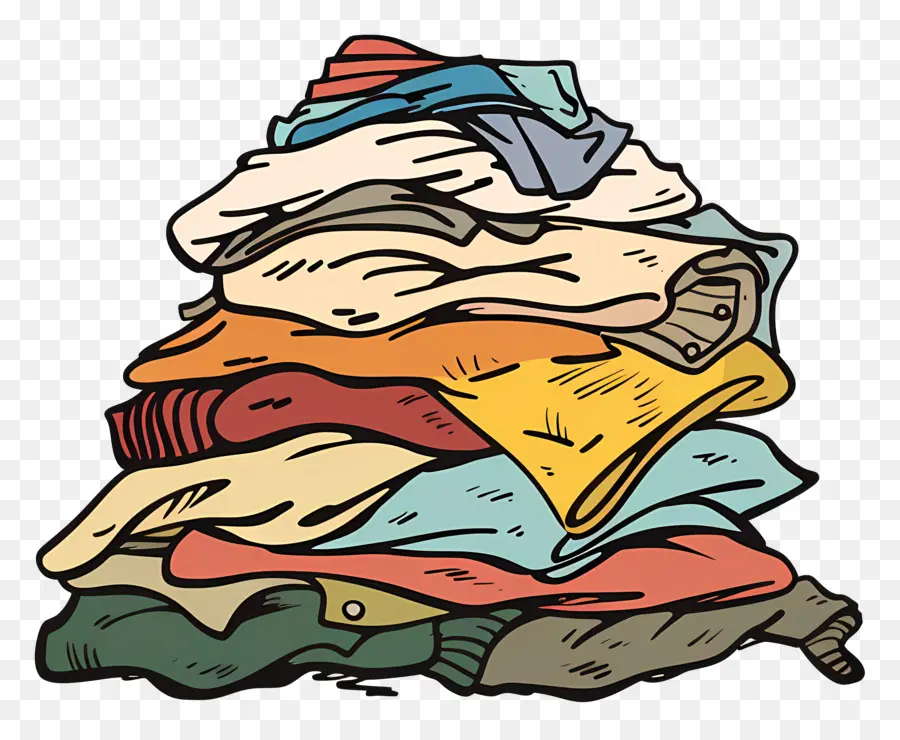 Pile De Vêtements，Vêtements PNG