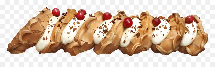 Cannoli，Pâtisserie PNG