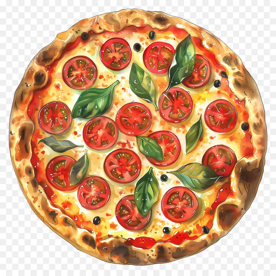 Pizza Végétalienne，Pizza PNG