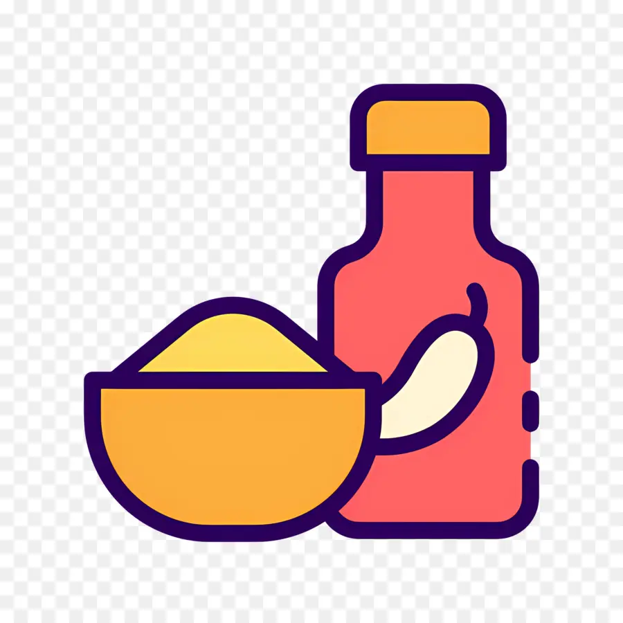 épices En Poudre，Sauce PNG