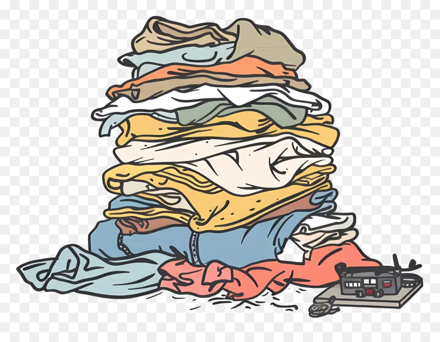 Pile De Vêtements，Vêtements PNG