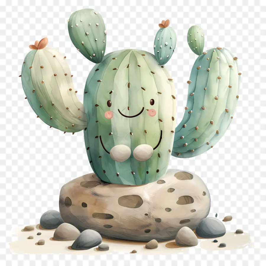 Cactus Avec Des Rochers，Cactus PNG