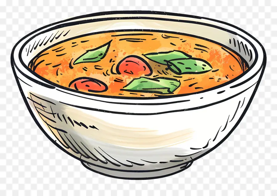 Soupe épicée，Bol De Soupe PNG