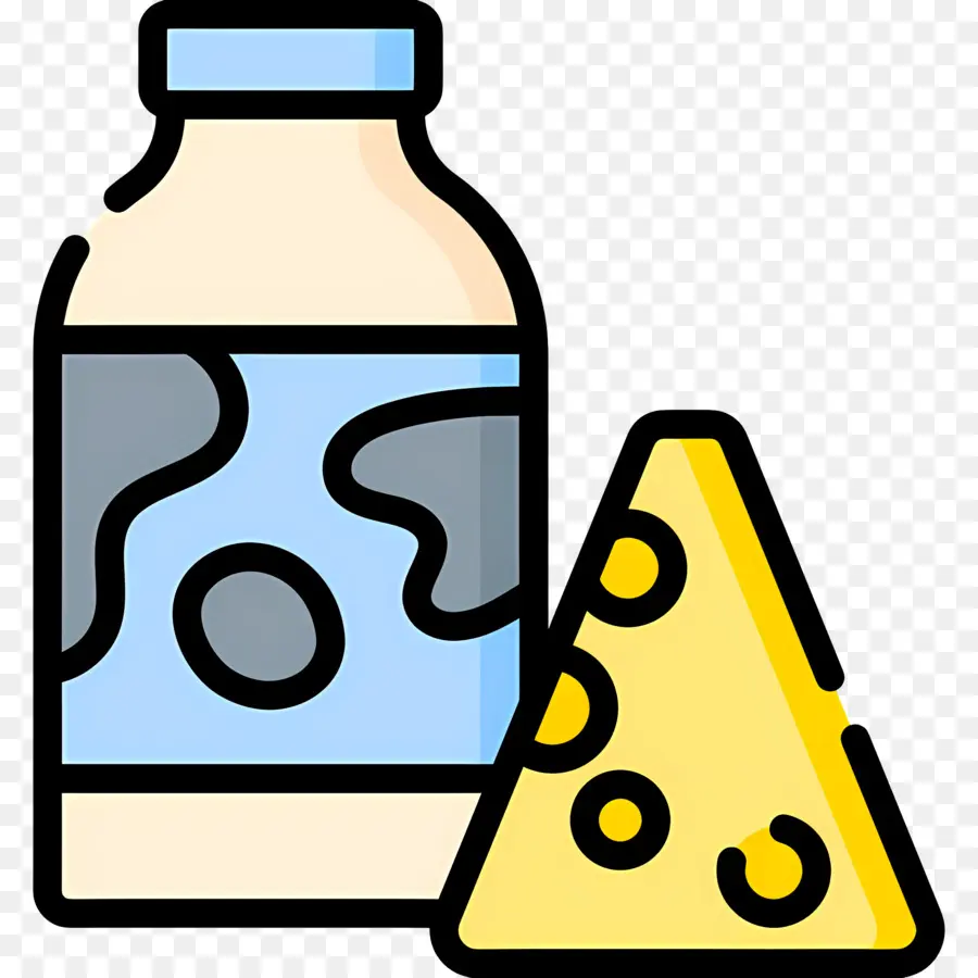 Lait Et Produits Laitiers，Lait Et Fromage PNG