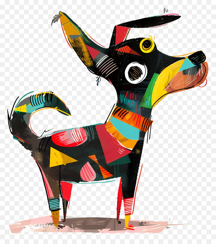 Chien，Coloré Chien PNG