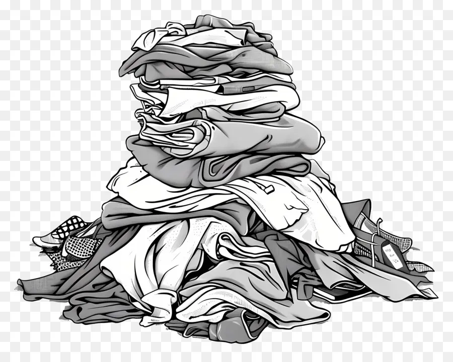 Pile De Vêtements，Vêtements PNG