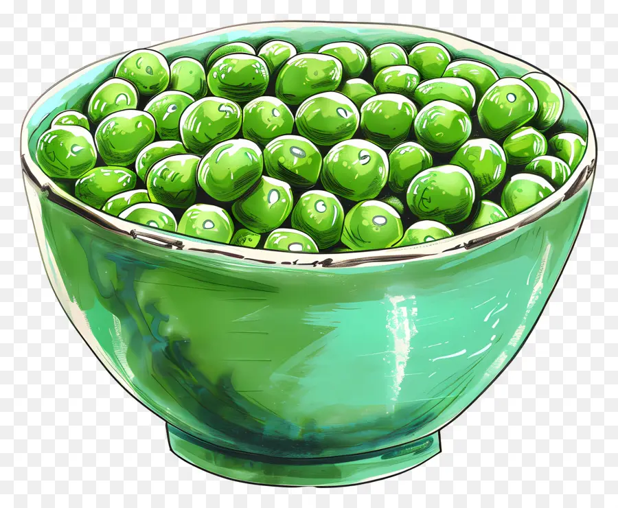 Bol De Petits Pois，Petits Pois PNG