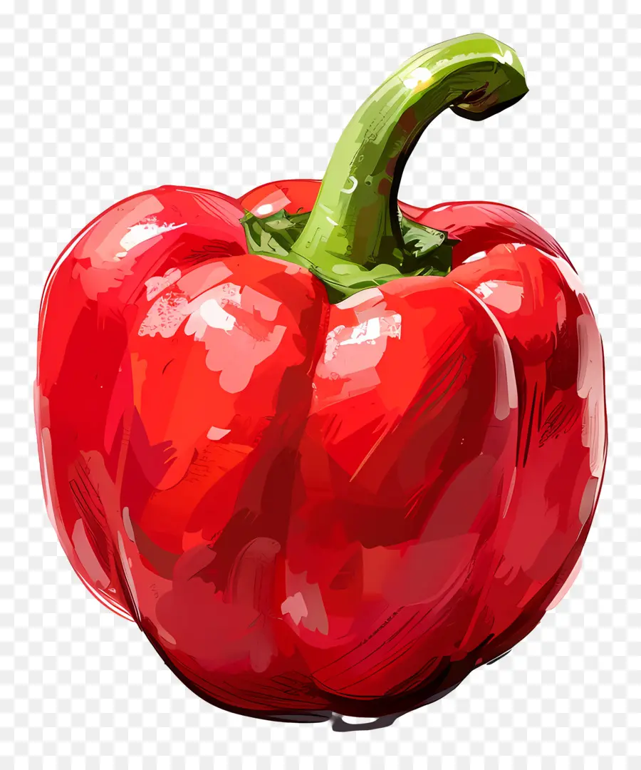 Poivron Rouge，Légumes PNG