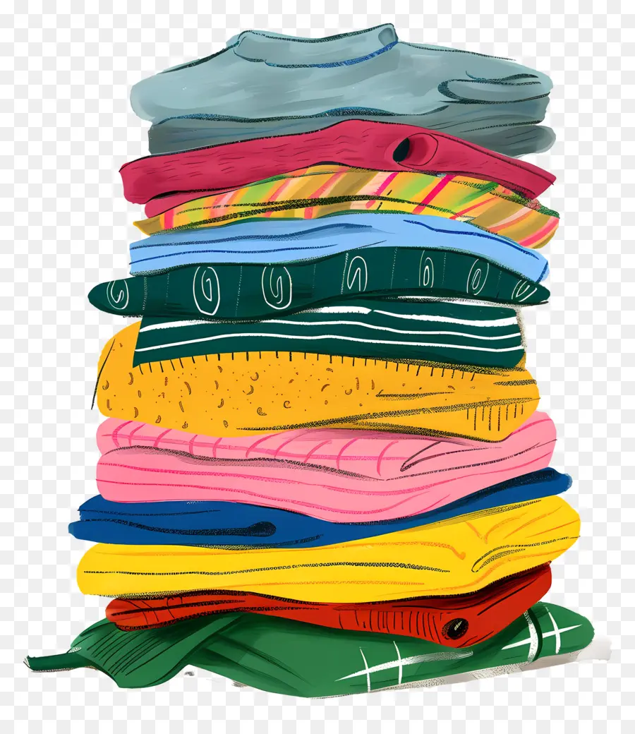 Pile De Vêtements，Vêtements PNG