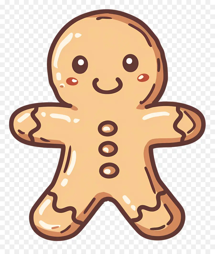 Biscuit Au Pain D'épices De Noël，Bonhomme En Pain D'épice PNG