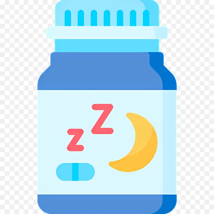 Somnifère，Bouteille De Médicaments Pour Le Sommeil PNG