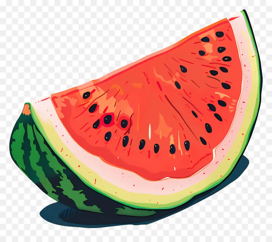 La Pastèque，Tranches De Melon D'eau PNG