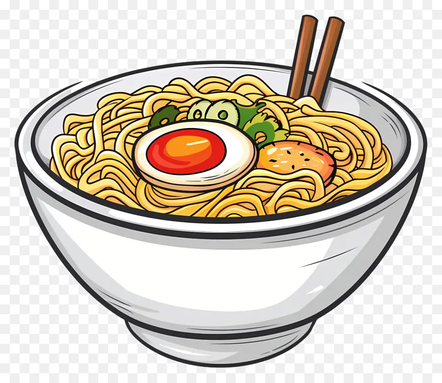 Nouilles Ramen，Bol De Ramen PNG