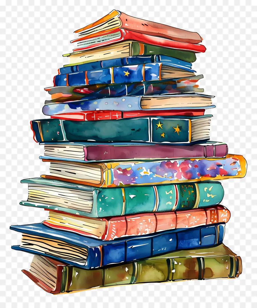 Pile De Livres，Livres PNG