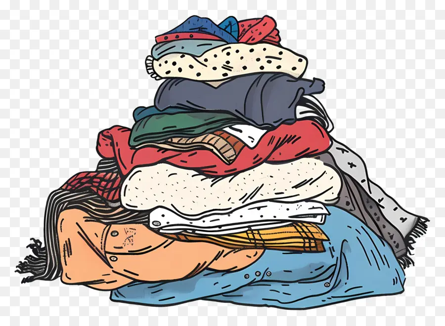 Pile De Vêtements，Vêtements PNG