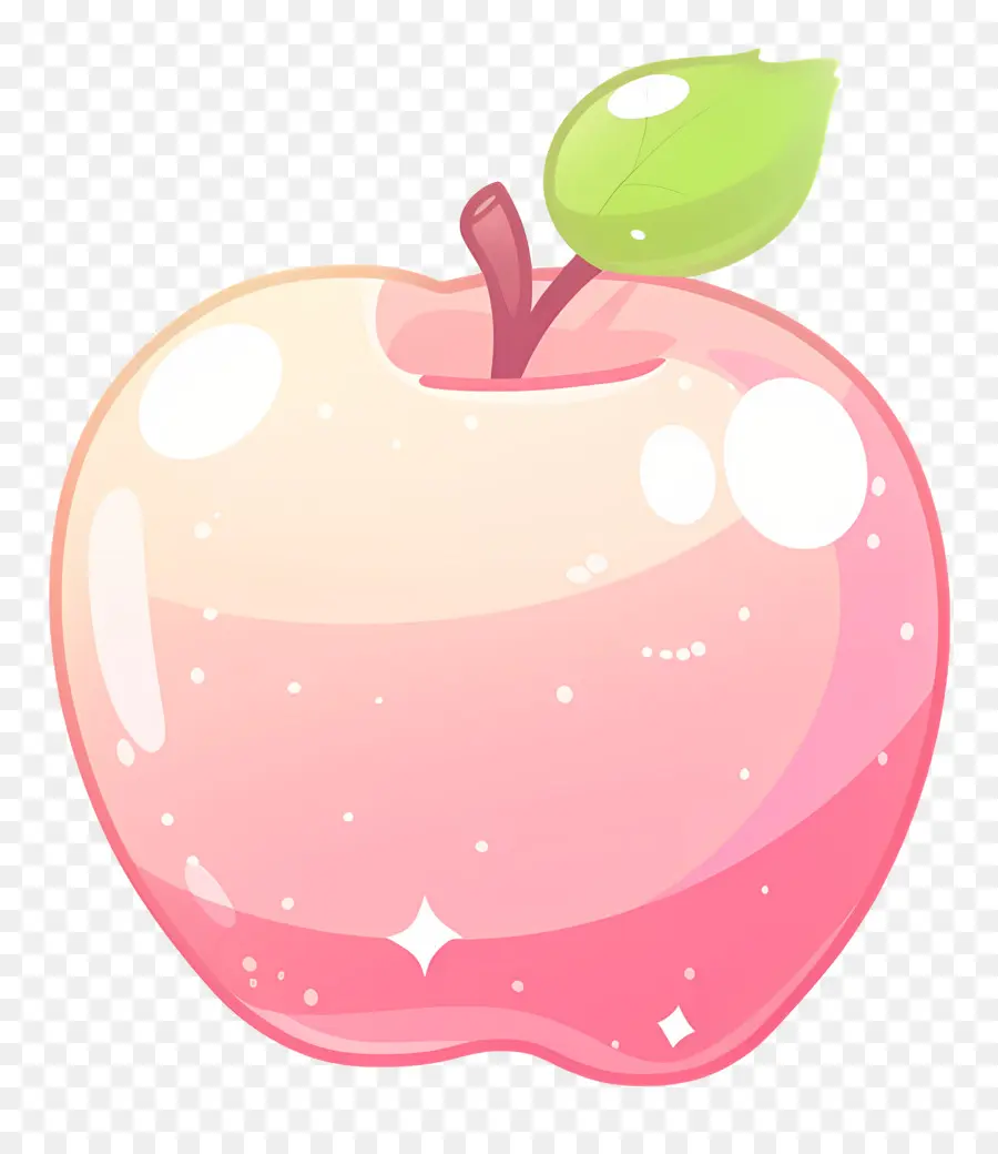 Pomme De Dessin Animé，Pomme Brillante PNG