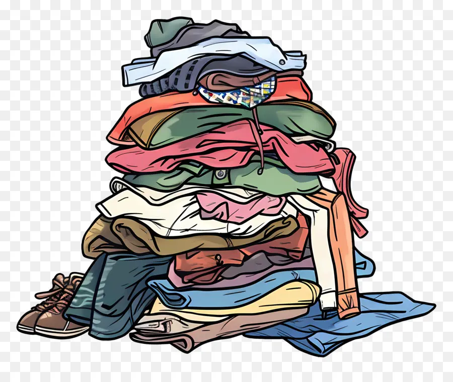 Pile De Vêtements，Vêtements PNG