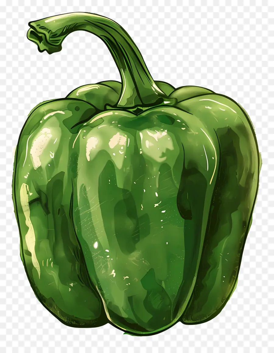 Poivron Vert，Capsicum PNG