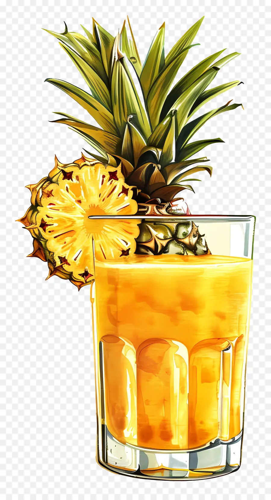 Jus D'ananas，Ananas Boisson PNG