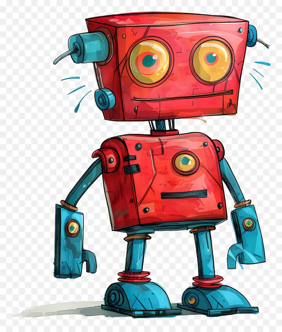 Robot De Dessin Animé，Robot PNG