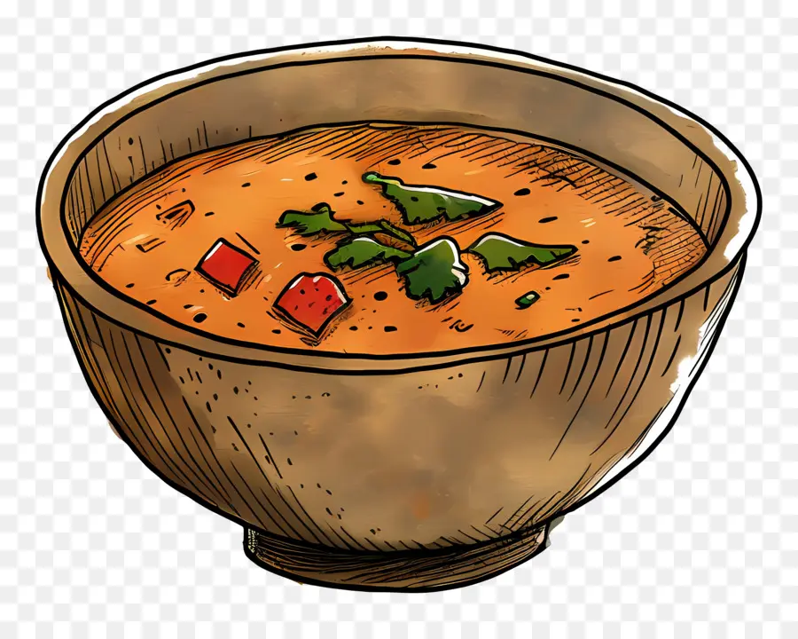 Soupe épicée，Bol De Soupe PNG