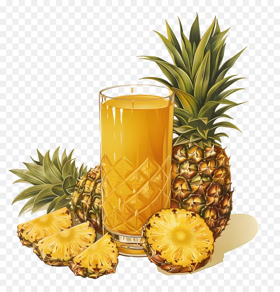 Jus D'ananas，Fruit PNG