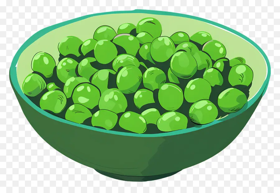 Bol De Petits Pois，Petits Pois PNG