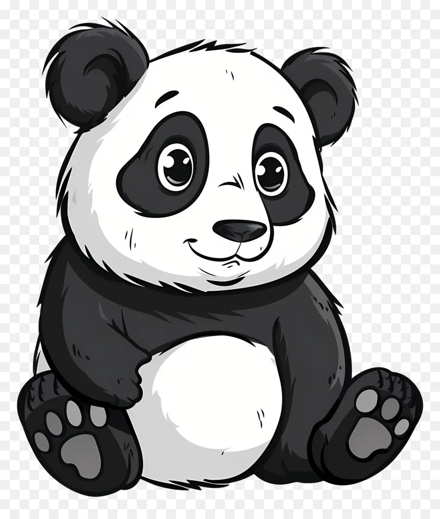 Panda De Dessin Animé，Panda PNG