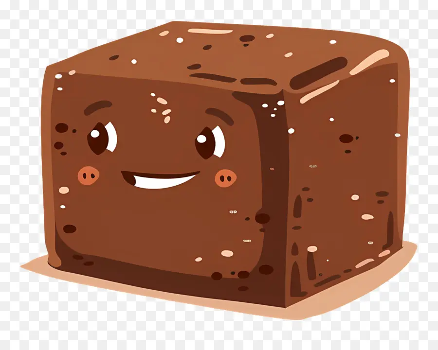 Brownie Au Chocolat，Dessert PNG