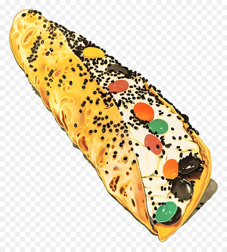 Cannoli，Dessert PNG