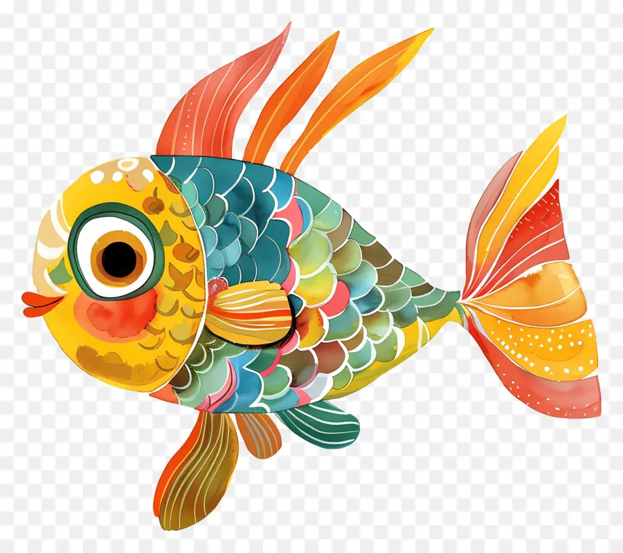 Poissons Colorés，Aquatiques PNG