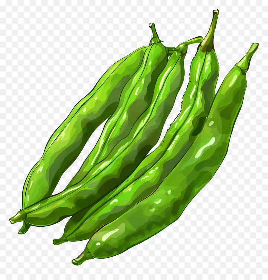 Haricots Verts，La Nourriture PNG