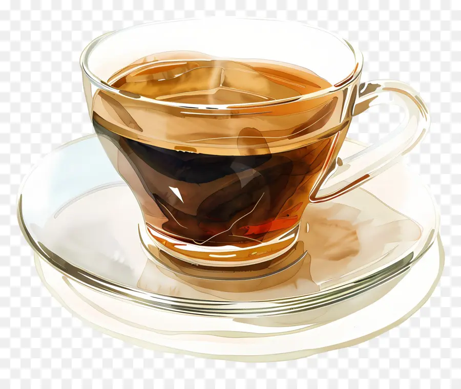 Tasse à Thé，Verre PNG