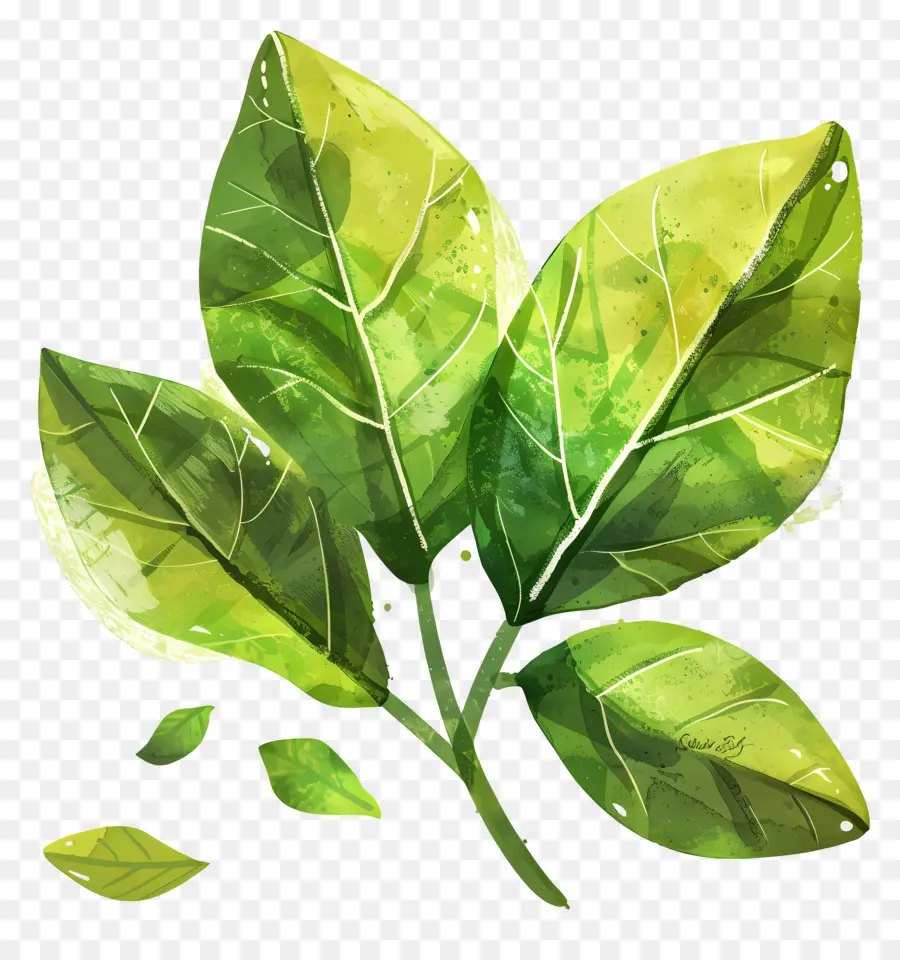 Feuilles Vertes，Feuilles PNG