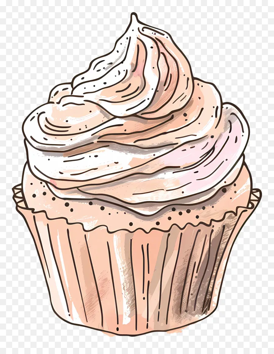 Cupcake Aux Noisettes，Petit Gâteau PNG