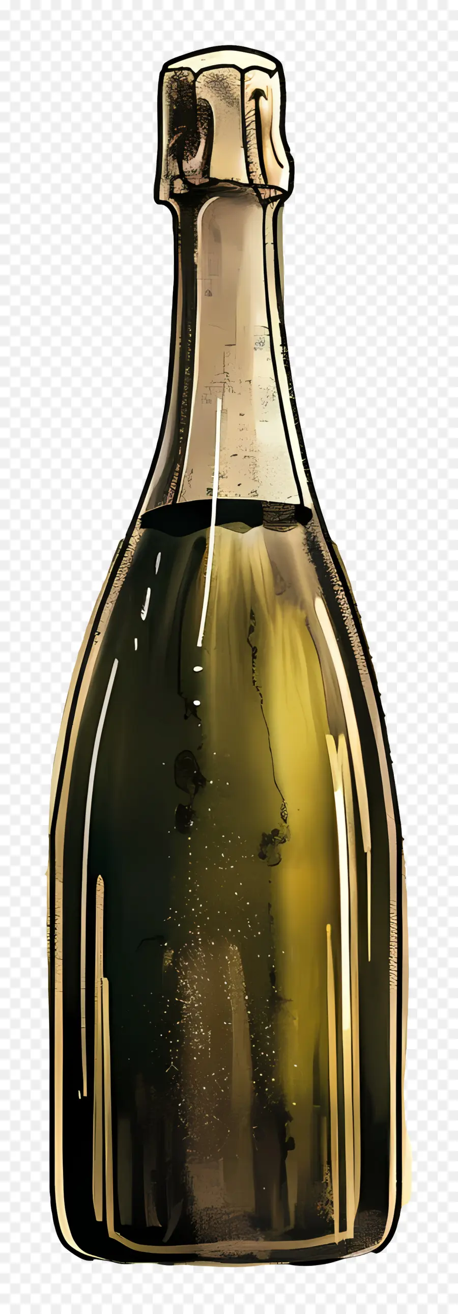 Bouteille De Champagne，Bouteille PNG