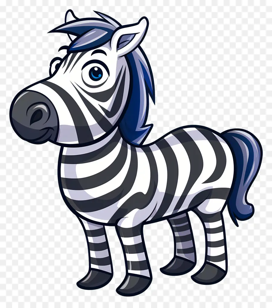 Dessin Animé Zebra，Rayures PNG