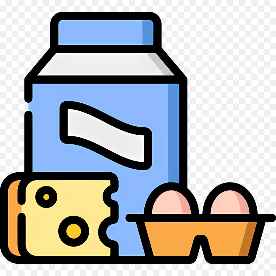 Lait Et Produits Laitiers，Laitier PNG