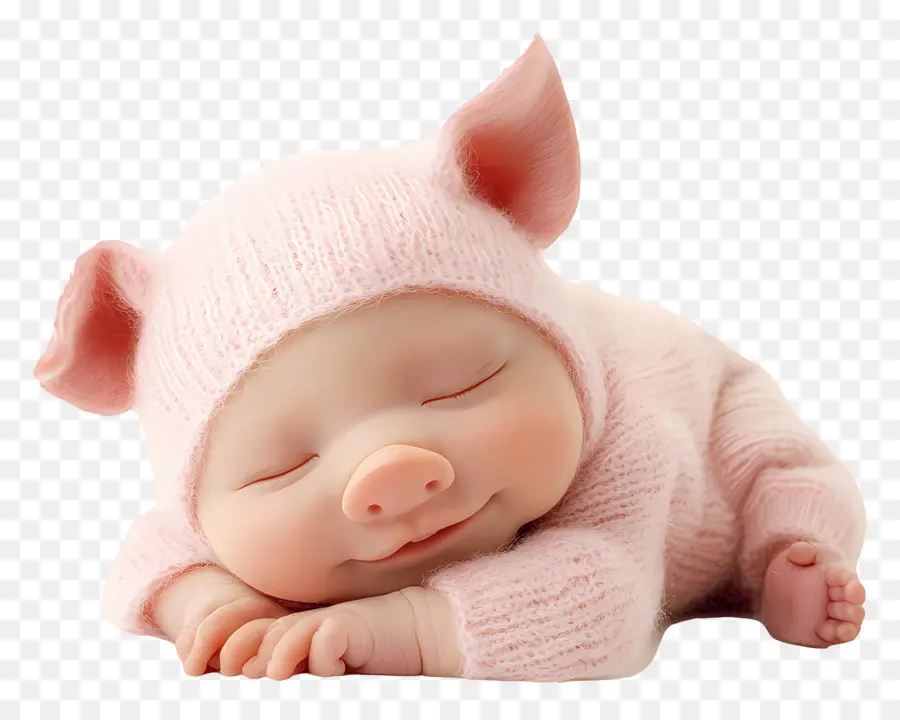 Nouveau Né，Joli Bébé Cochon PNG